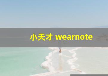 小天才 wearnote